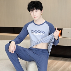 秋衣秋裤男士保暖内衣秋冬季德绒保暖套装TZ3816-P42，男装棉衣，星座310B-3
