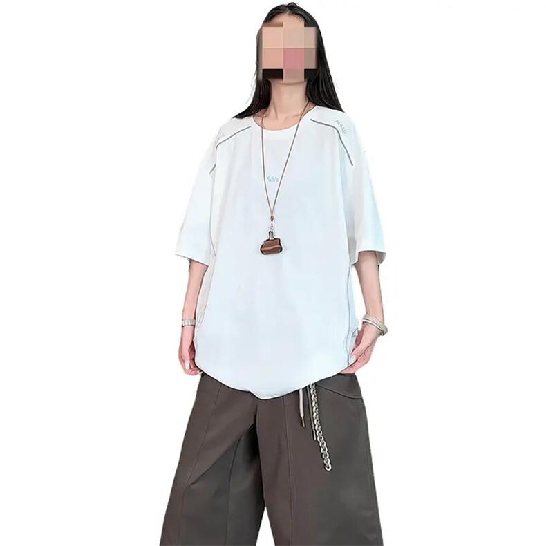 重磅凉感索罗娜短袖t恤男女cp196-特p40,男装T恤,电商B371