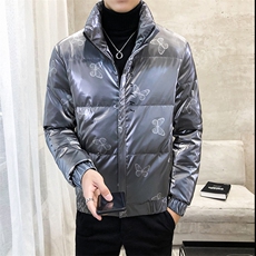 312A-001-P175控2682025冬季新款蝴蝶图案羽绒服男80%白鸭绒A，男装羽绒服，星座312A-5