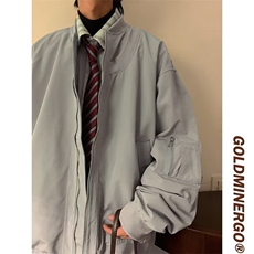 夹克上衣潮ins设计感小众休闲棒球服2025新款美式复古外套男春秋，男装夹克，星座1210-1