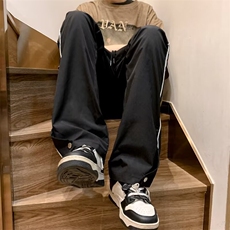 防水小牛津复合男春季直筒宽松垂感长裤运动休闲裤子KT176，男装休闲裤，星座1116A-1（原606A）