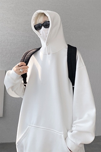 8XL-M 美式连帽卫衣男高级感外套hiphop特大码上衣潮WY10P55控78图片