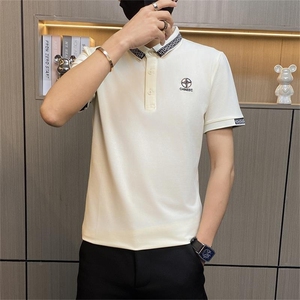 PL037-特P40控65Polo衫男士夏季短袖t恤冰丝翻领男式半袖商务高图片