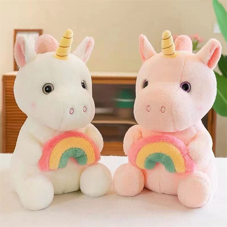 彩虹独角兽（精品款），盛润毛绒玩具