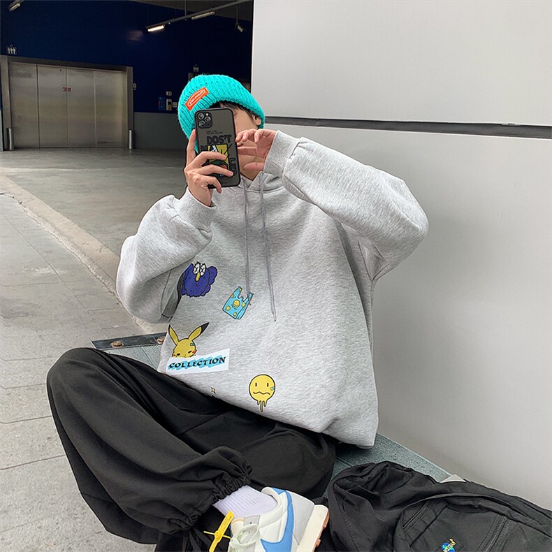 A040-WY2079-P40连帽卫衣男加肥加大码胖子棒球服外套,男装卫衣,电商A040