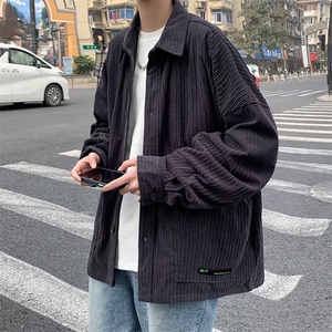 秋季设计感ins潮牌夹克痞帅上衣春秋高级感灯芯绒外套男W5121-P45图片