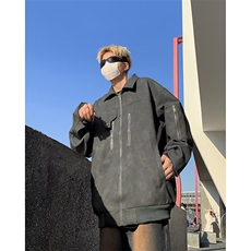 男装高级感外套短款潮牌美式皮衣夹克痞帅机车服春秋，男装夹克，星座410-6（原星座1304-1）