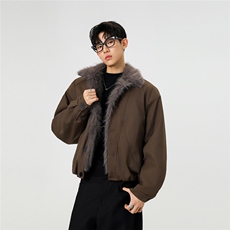 秋冬新款座山雕毛领棉衣MY088-P95控168，男装棉衣，电商A072