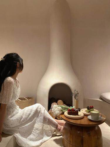 2079天丝小雏菊连衣裙，女装连衣裙，Mu Mu