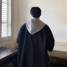 男秋季外套潮西服假两件上衣连帽夹克LG26P70，男装夹克，星座1116-2