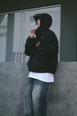 休闲拉链夹克情侣冲锋衣防风衣连帽外套JK90p65，男装夹克，电商D315