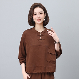 叶笙衣 宽松显瘦长袖棉麻衬衫女秋装新款复古文艺上衣大码女装图片