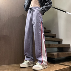 秋季美式insi高街hiphop拼接宽松运动长裤货号K2315P45控价68，男装休闲裤，电商A063