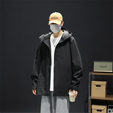 新款男女高品质户外登山服青少年学生冲锋衣夹克外套HS6607-P65，男装夹克，星座1206（原A206）