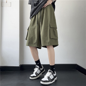 大口袋设计感短裤男女潮牌痞帅五分裤街头百搭DK096-P35图片