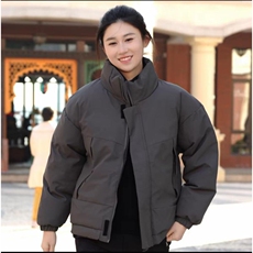 现货美式高街休闲夹克冬季立领纯色三防户外工装加厚棉服外套，男装夹克，电商A486