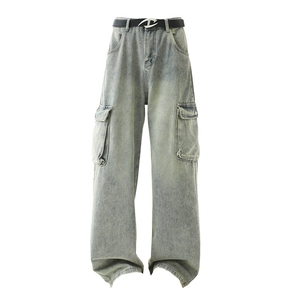 宽松直筒老爹工装牛仔裤 809B-J132-P55图片