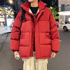 ！2025秋冬新款男士假两件棉衣加厚保暖棉服外套MY1248特P85，男装棉衣，电商B220