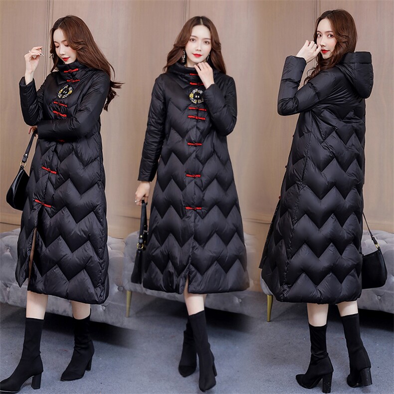 羽绒服保暖时尚气质纯色百搭优雅立领2020年冬季,女装羽绒服,魅影