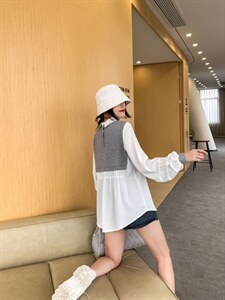 假两件套显瘦百搭图片