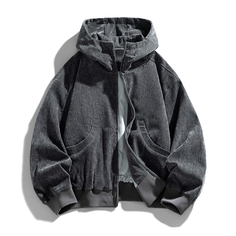 特批P85美式潮牌连帽复古工装开衫外套男宽松休闲夹克男SY2504，男装夹克，星座610B-1