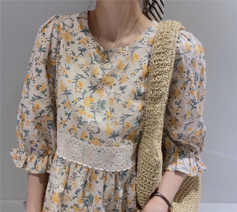 【现货】重工刺绣连衣裙，女装连衣裙，驿谷