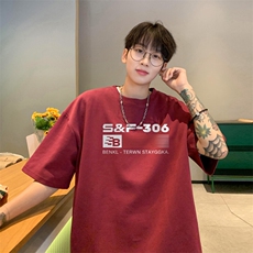 量大优供视频230g重磅纯棉短袖T恤男NT185-特P19控38，男装T恤，电商B367