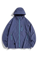 UPF50+有报告凉感轻薄透气宽松大码潮流防晒服DQC659-P48，男装防晒衣，电商B306