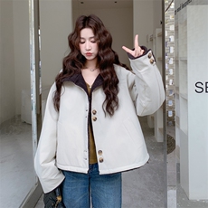 新款首上2C0281035P135K308加厚两面穿外套，女装皮草，2C028