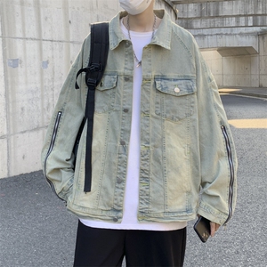 牛仔外套男春季潮牌港风韩版潮流宽松休闲夹克衫JK0271-P68图片