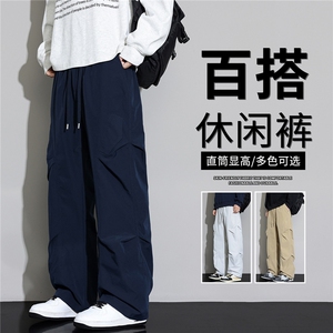 抖音品质工装宽松直筒户外工装阔腿休闲裤A146-GY585特p25量大优图片