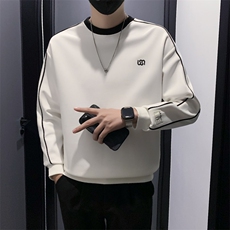 WY6620常规P5878加绒P68控88无头风店主风撞色卫衣，男装卫衣，电商B340