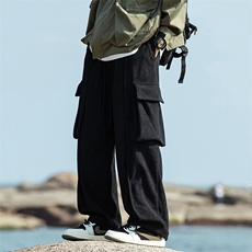灯芯绒长裤Q5298-TP55控价78冬季保暖加厚男设计感日系休闲裤，男装休闲裤，电商A102-1