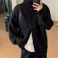 休闲毛衣秋季新款开衫宽松毛衫男士上衣针织衫M422-P49，男装针织衫/毛衣，星座208-5
