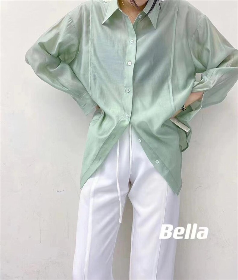 夏季防晒衬衫,女装衬衫,Bella(2F)