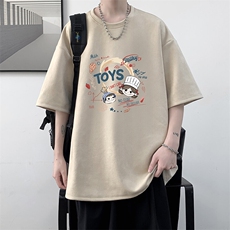 麂皮绒短袖t恤男大码半袖男JD82385-P25，男装T恤，电商A040
