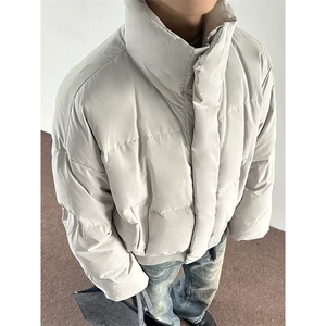 网图有货 美式复古加厚保暖棉衣立领短款休闲棉服男女 A1119-P98图片