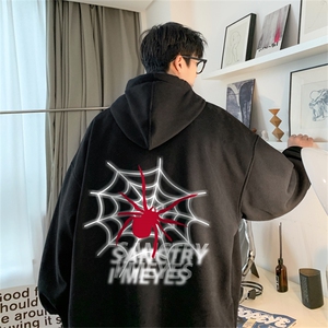 抖音品质 23/秋季320G华棉男士连帽大码印花卫衣WYH3252-P45控68图片