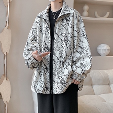 现货JK10069-特批55夏季大码高品质夹克外套宽松情侣上衣，男装夹克，电商A059