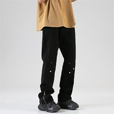 青春流行男潮流宽松型潮百搭ins新款日系纯休闲裤NB601P40，男装休闲裤，星座1116-2