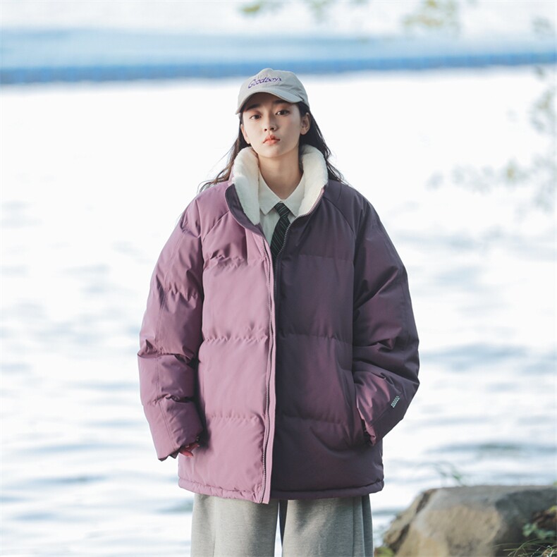 抖音直播连帽棉衣假两件加厚棉袄情侣款百搭面包服MY111-P65,男装棉衣,星座1402-1