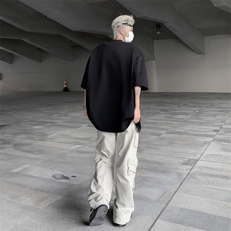 夏季潮牌圆领短袖T恤新款潮流宽松休闲百搭上衣,男装T恤,星座410-7