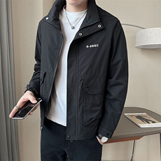 店主风秋款外套时尚休闲男装夹克百搭上衣潮B317/55826/P98，男装夹克，电商B317