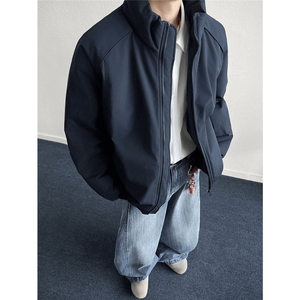 现货D8215-特价65抖音天猫高品质立领夹克棉服外套图片