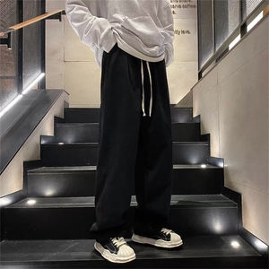 新款高街vibe休闲长裤男士秋冬季美式潮牌工装直筒裤子K2938-P35