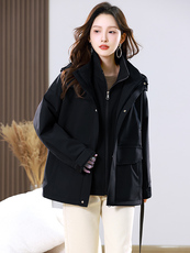 2025年冬季新款时尚保暖冲锋衣内搭现货，女装派克服，婷思杰（原婷想服饰）