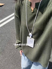 XZ809A/VL01/特P14深度库存量大可谈美式V领肌理感百搭长T卫衣，男装卫衣，星座809A(原222-1)
