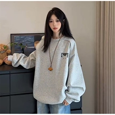 秋季美式高街cleanfit痞帅怪兽印花长袖卫衣袖货号C25190特P38，男装卫衣，电商A063