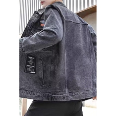 1506-1/JG121/P45新款牛仔外套男士春秋季韩版潮流复古褂子潮百搭，男装工装外套，星座1506-1