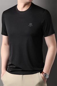 夏季清凉透气休闲时尚圆领男短袖夏季青年百搭T恤上衣HP96601-P45图片
